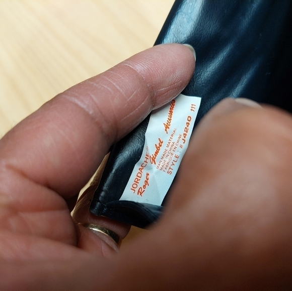 Vintage* Jordache Black Wallet Clutch - Picture 11 of 16